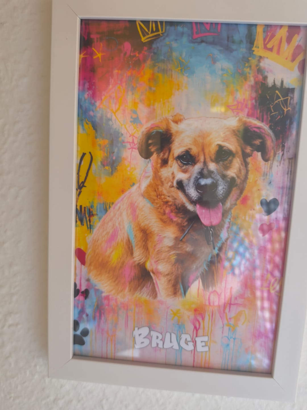 Customer photo review of Personalisiertes Poster - Graffiti