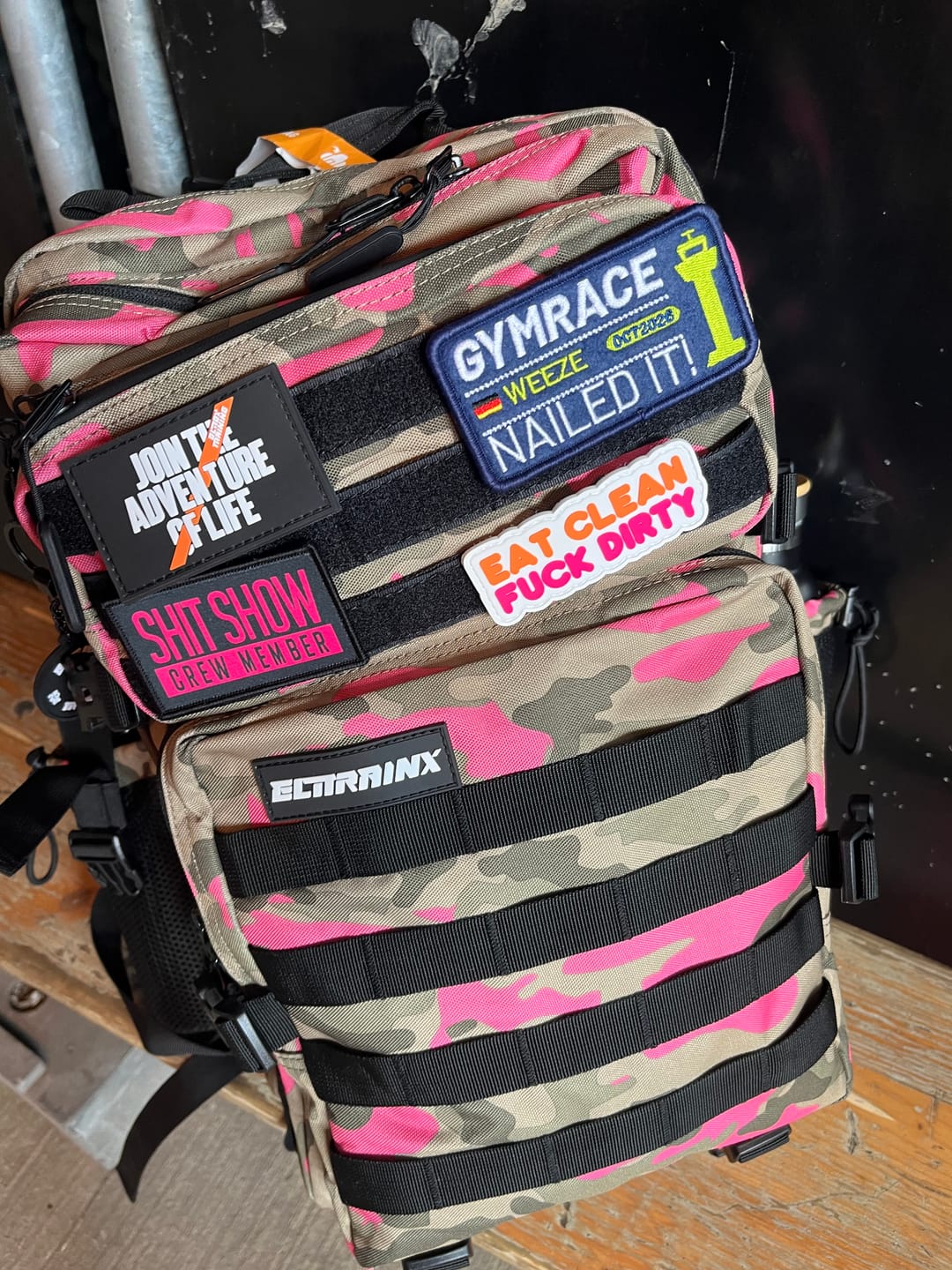 Customer photo review of Parche Pvc Eat Clean Fuck Dirty