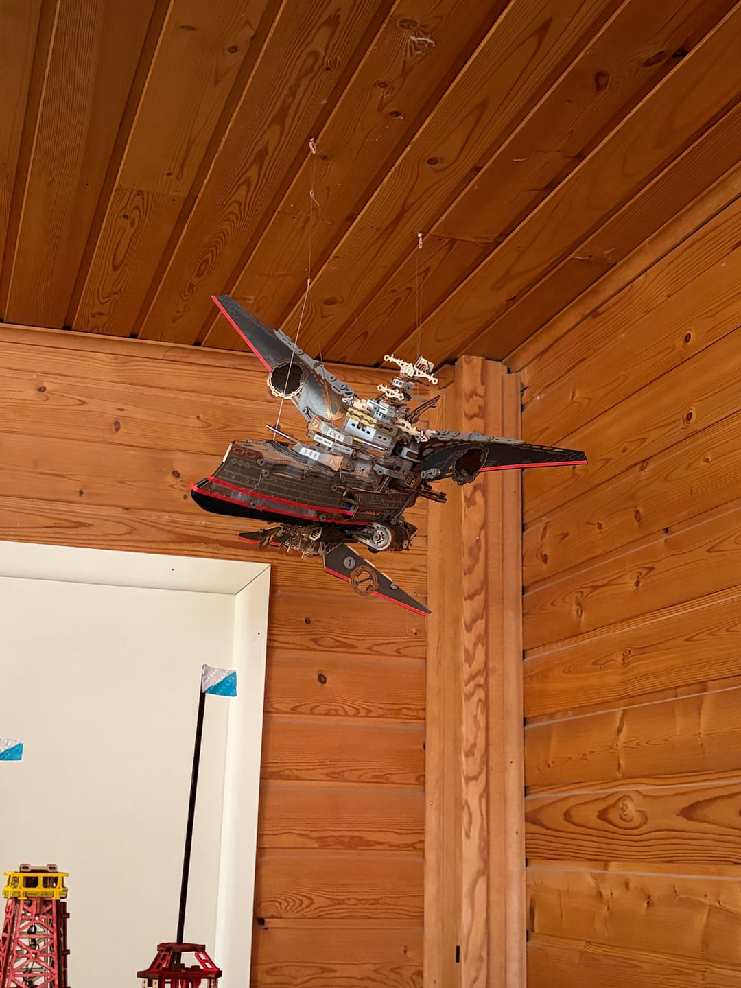 Customer photo review of Rokrgeek Space Warship 3D Wooden Puzzle Model Kit