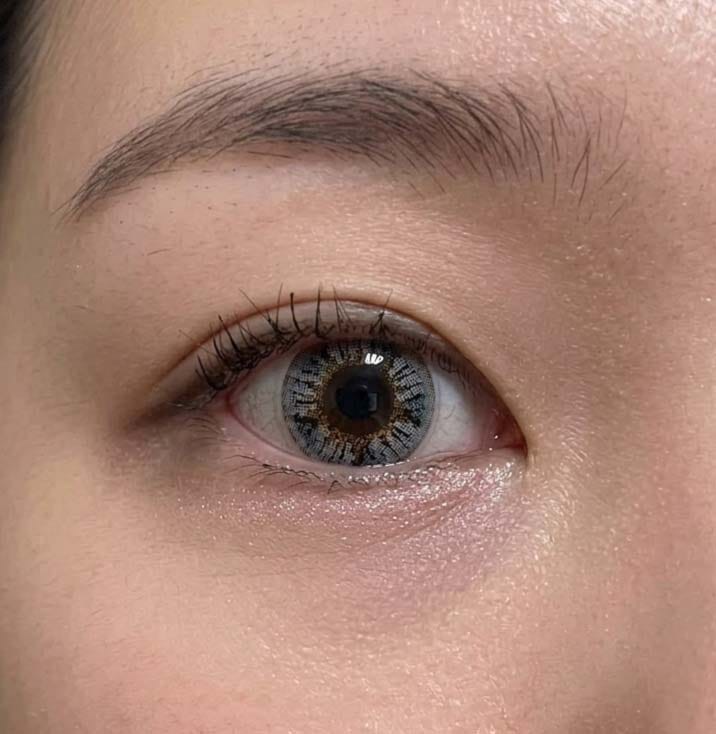 Customer photo review of Bunny Pop Grey Colored Contacts (2Pcs) 6 Months