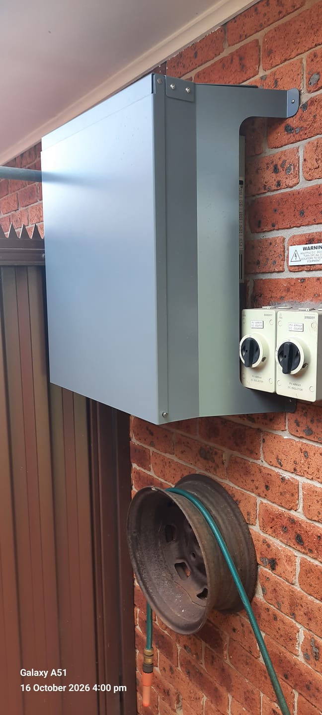 Customer photo review of Solar Inverter Cover