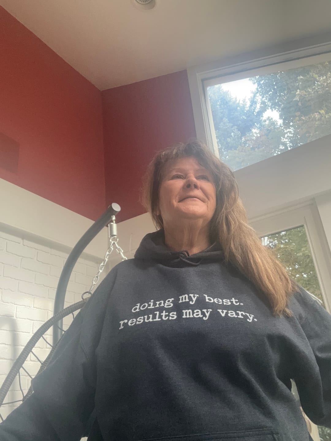 Customer photo review of Doing My Best Hoodie