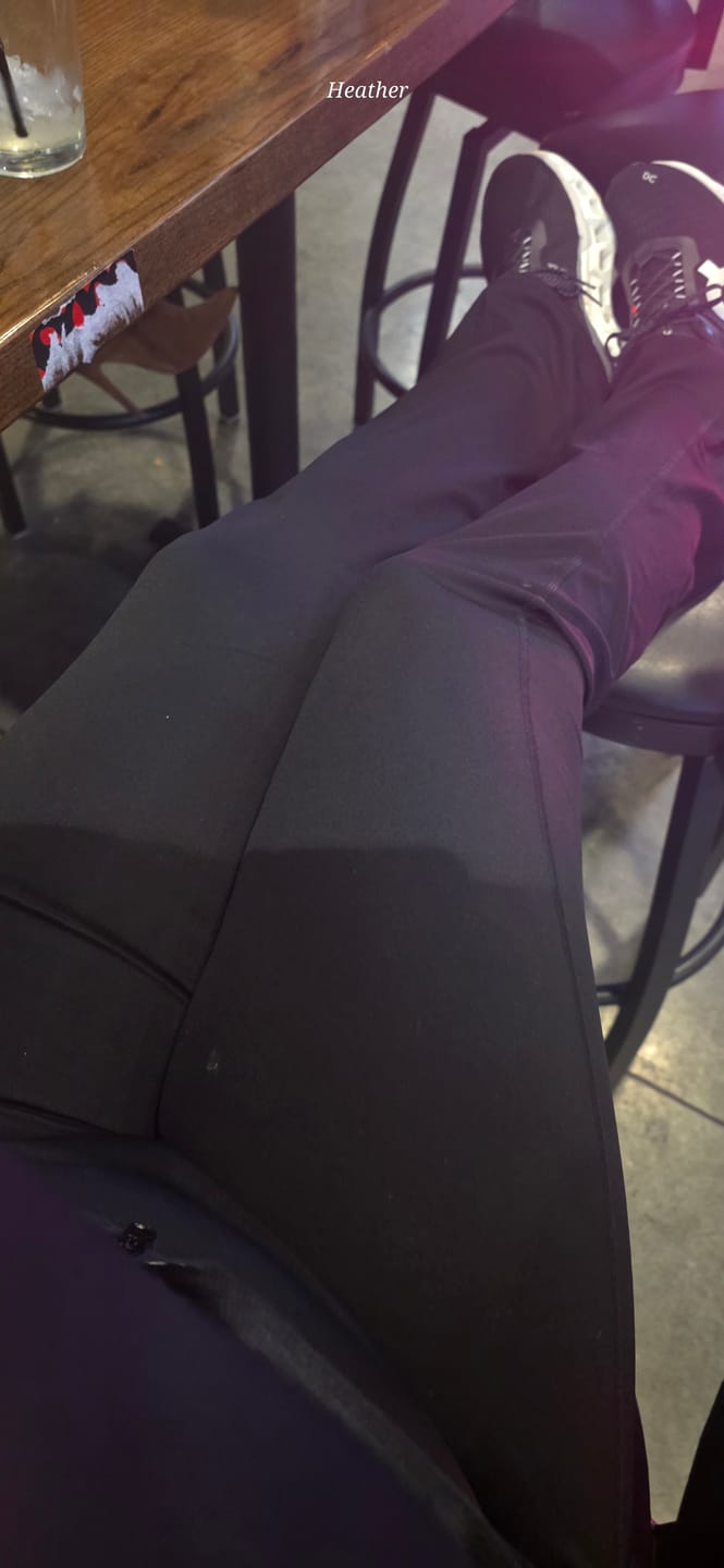 Customer photo review of Icon Flare Leggings