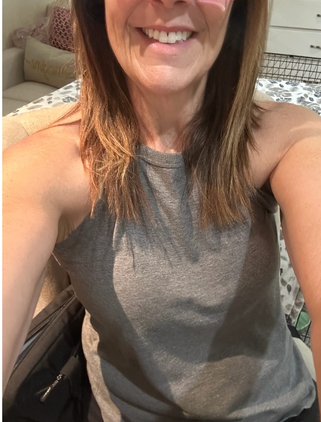 Customer photo review of Basic Fitted Rocker Tank