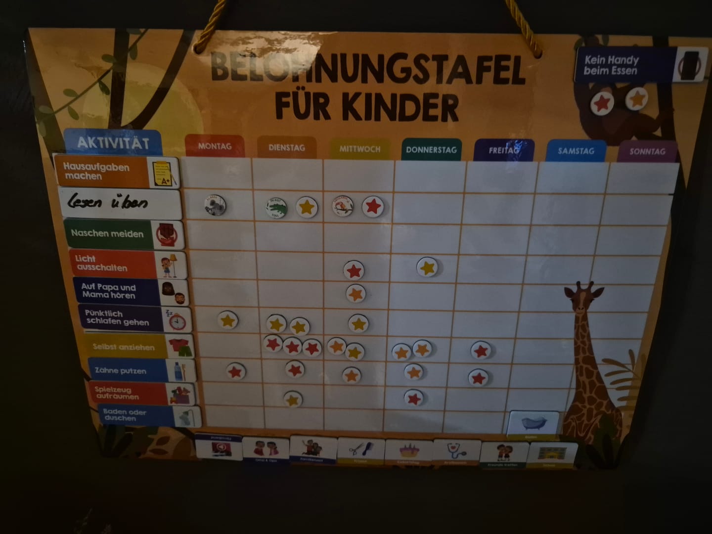 Customer photo review of Edubini Belohnungstafel® für Kinder