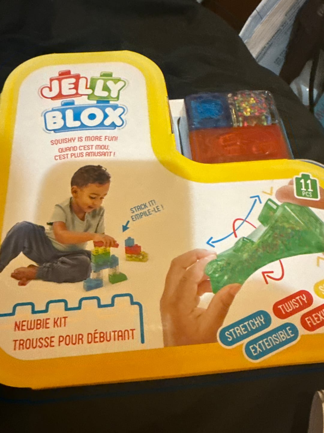 Customer photo review of Jelly Squishy Blox Newbie Kit
