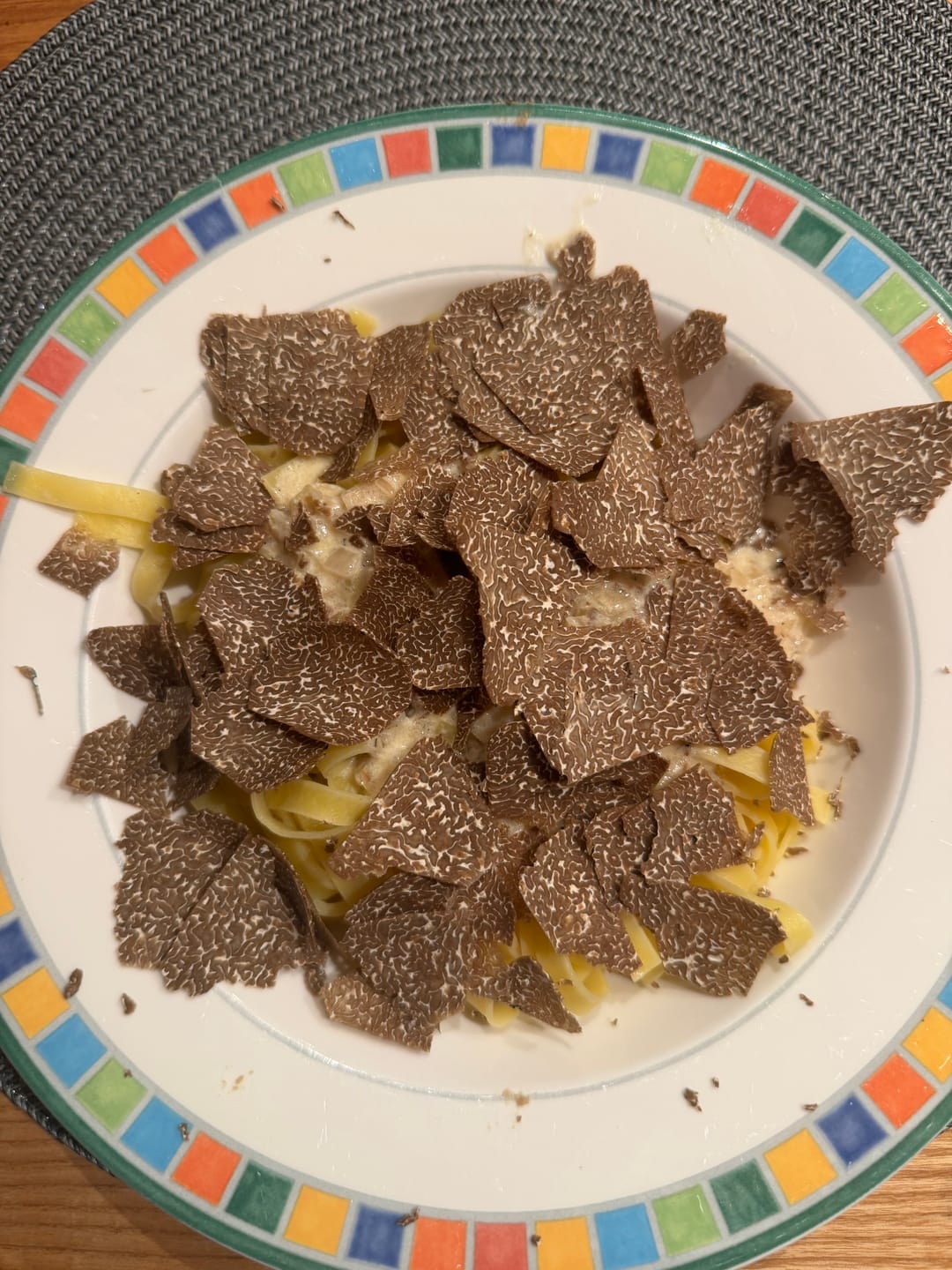 Customer photo review of 250g TAGLIATELLE ALL'UOVO - ''MATASSINE ALL'UOVO'' - Pastificio Art. Cavalier Giuseppe Cocco