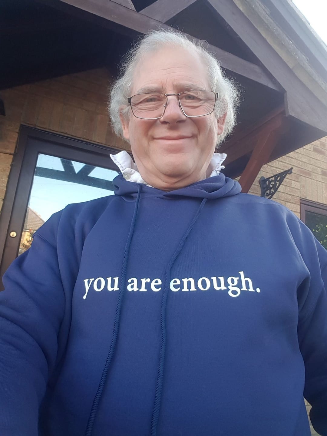 Customer photo review of Dear Person Behind Me (You are enough) Hoodie