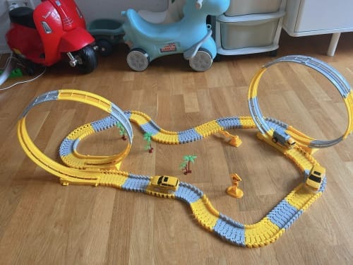 Customer photo review of Montessori FlexiPath™ – Educational Adventure Track | Construction Site
