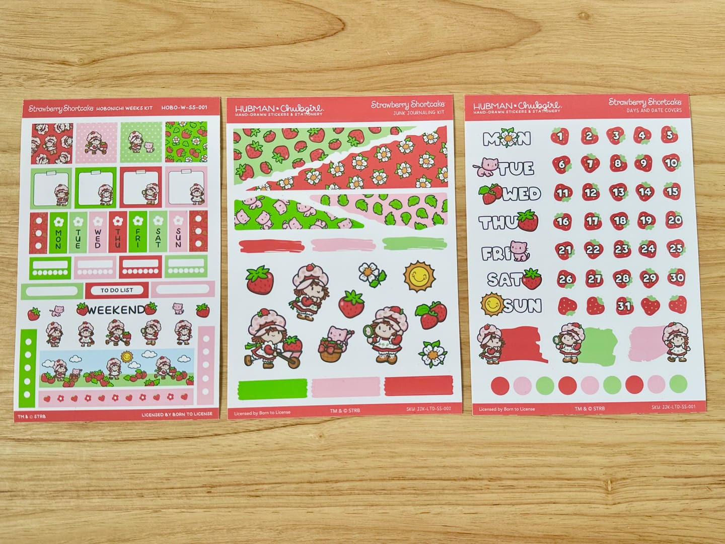 Customer photo review of Strawberry Shortcake Hobonichi Weeks Kit