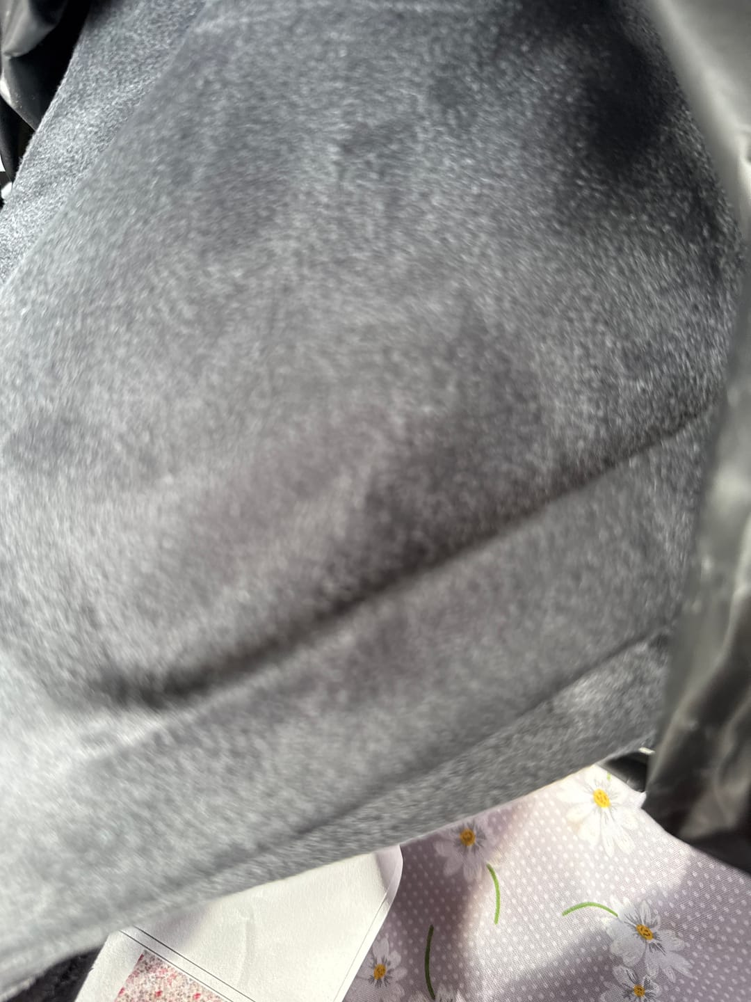 Customer photo review of Luxury Feel Faux Suede Fabric