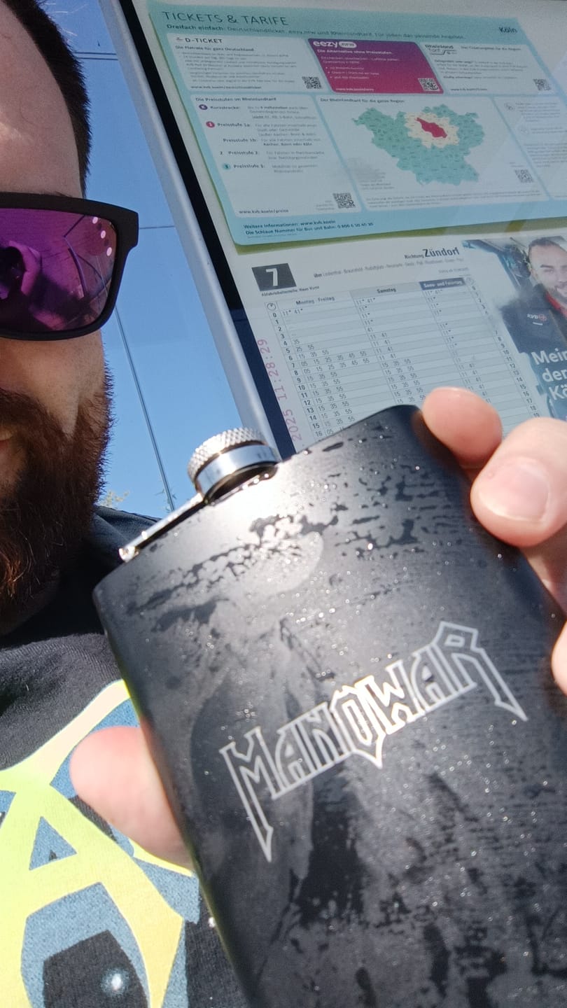 Customer photo review of MANOWAR HIP FLASK