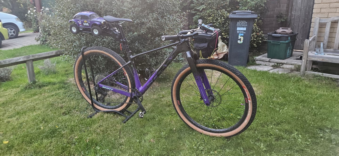 Customer photo review of The Big Handlebar Bag