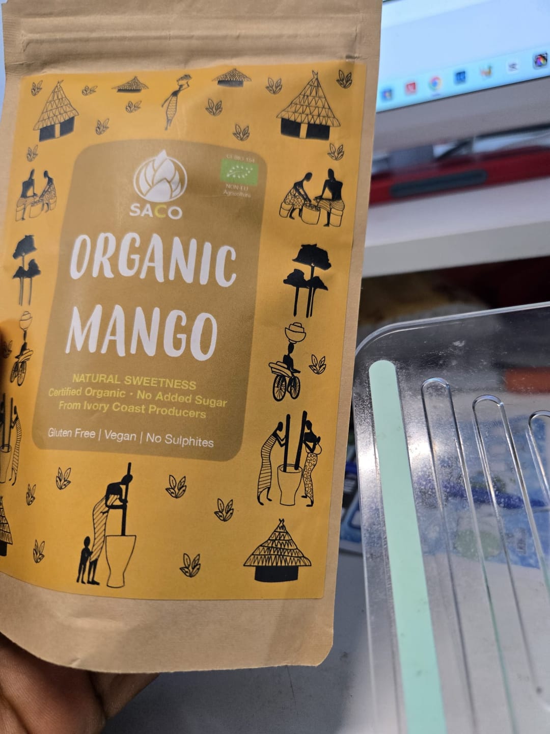 Customer photo review of Organic Dried Mango