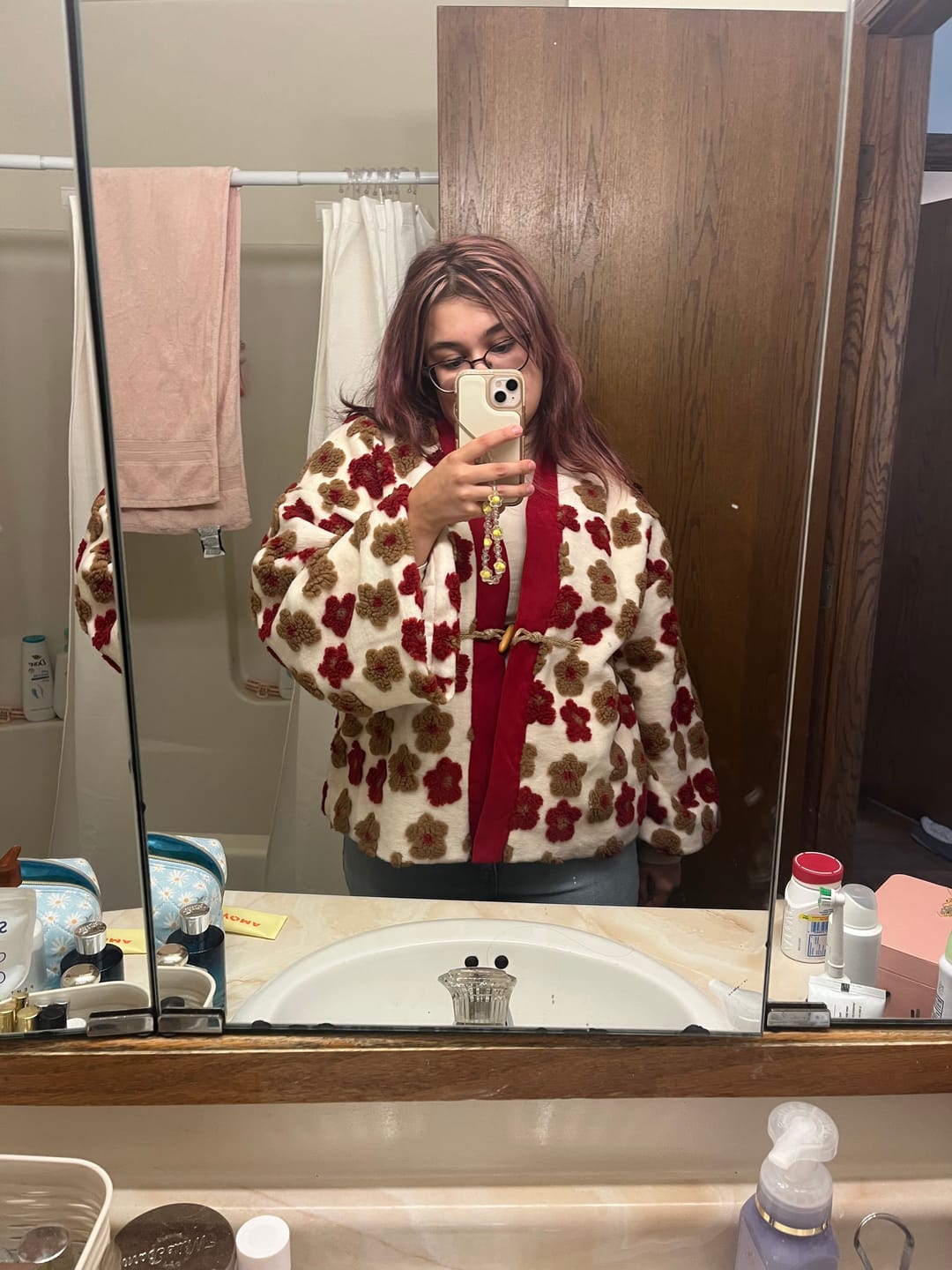 Customer photo review of Jian You 间游 Garden Tour Modernized Song Dynasty Floral Sheep Wool Jacket