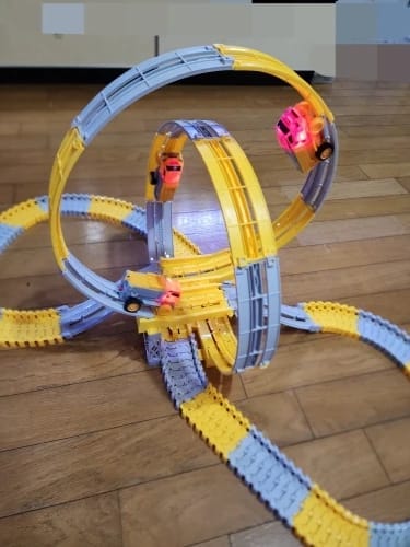 Customer photo review of Montessori FlexiPath™ – Educational Adventure Track | Construction Site