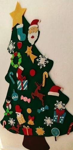 Customer photo review of Montessori Christmas™- Christmas Tree🎄 and Snowman⛄️