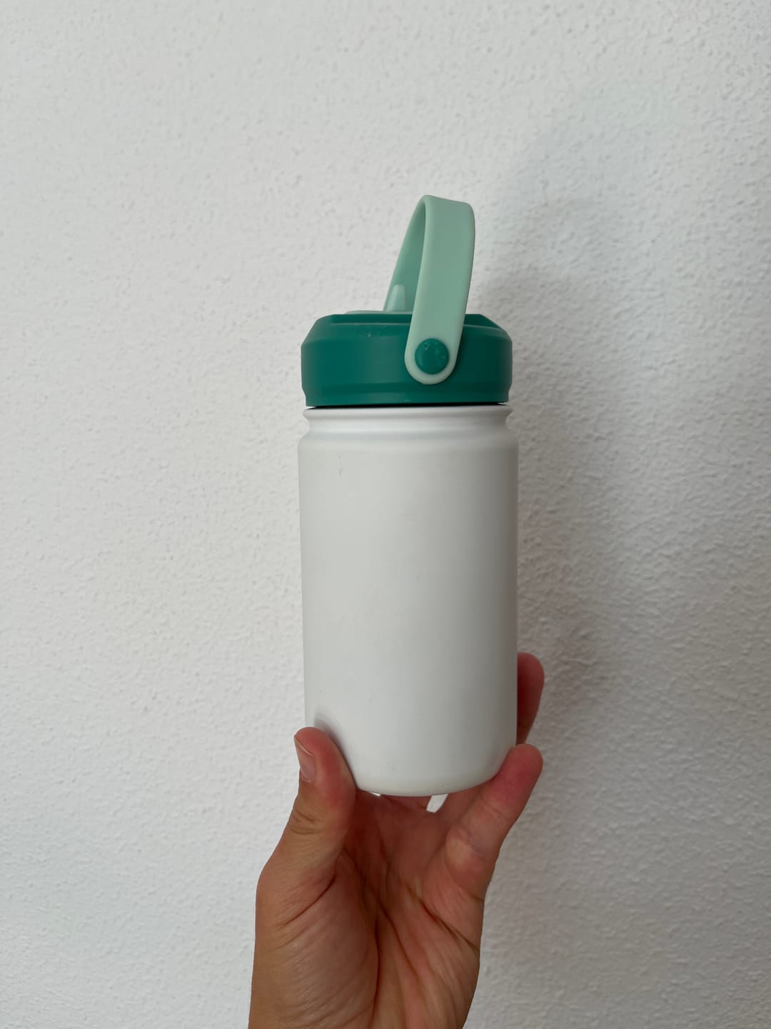 Customer photo review of Botella Térmica de Acero Inoxidable con Adaptador Infantil – Solid Color | Aurea Kids