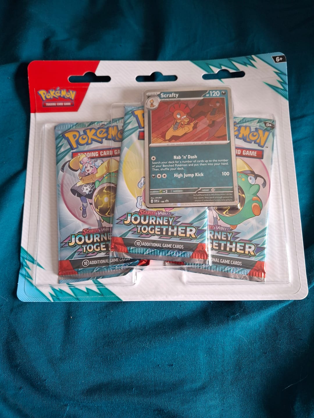 Customer photo review of Pokemon TCG: Scarlet and Violet Journey Together Three Booster Blister - Style May Vary