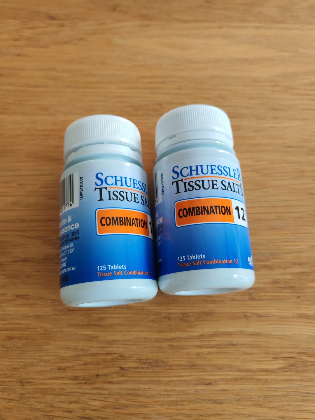 Customer photo review of Schuessler Tissue Salts Combination 12 - 125 Tablets