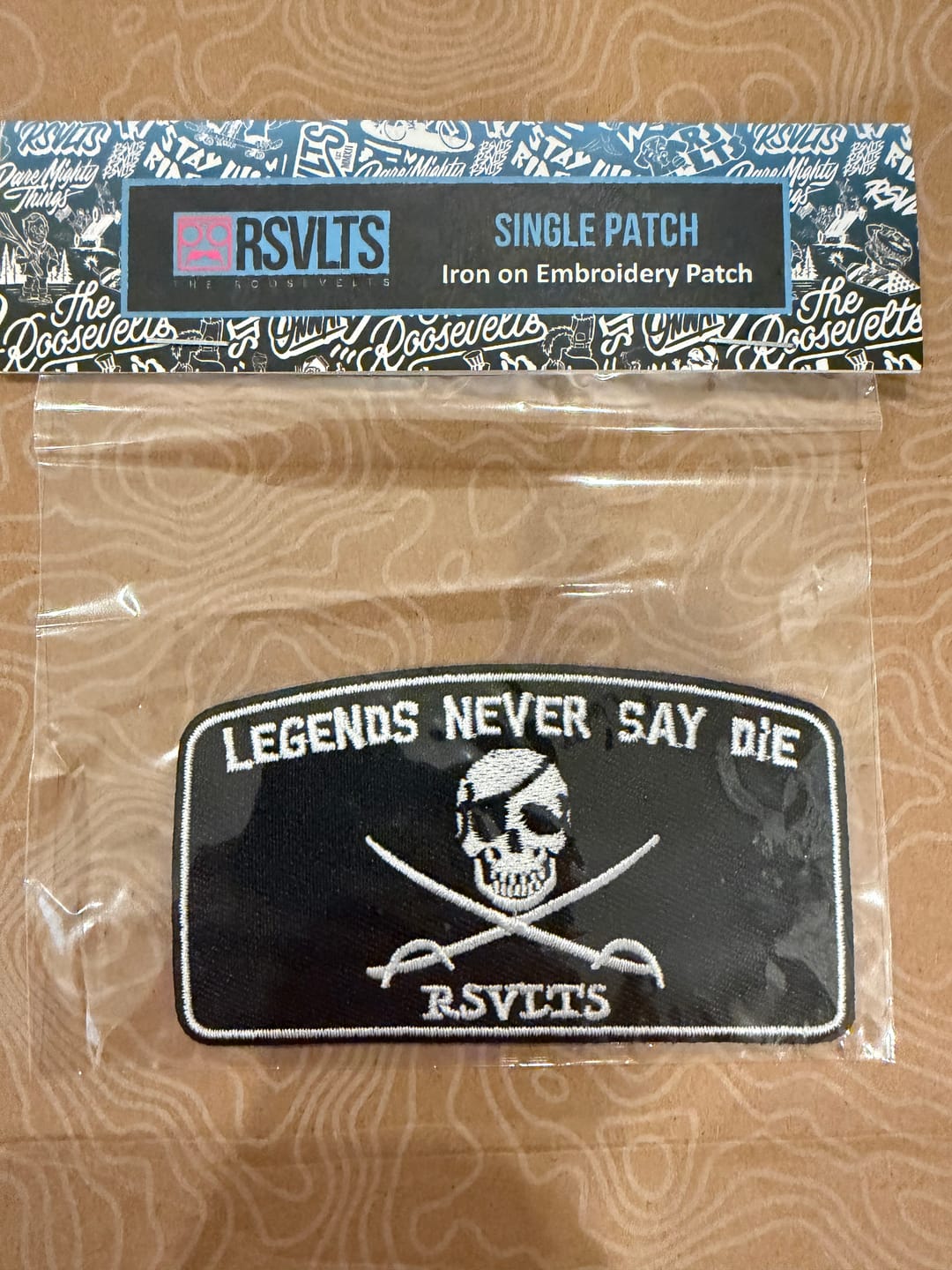 Customer photo review of Legends Never Say Die Patch