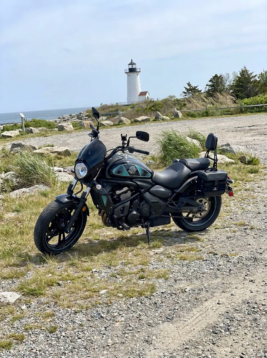 Customer photo review of 20L - Incognito Quick-Mount Small Kawasaki Vulcan S VN650 Saddlebags