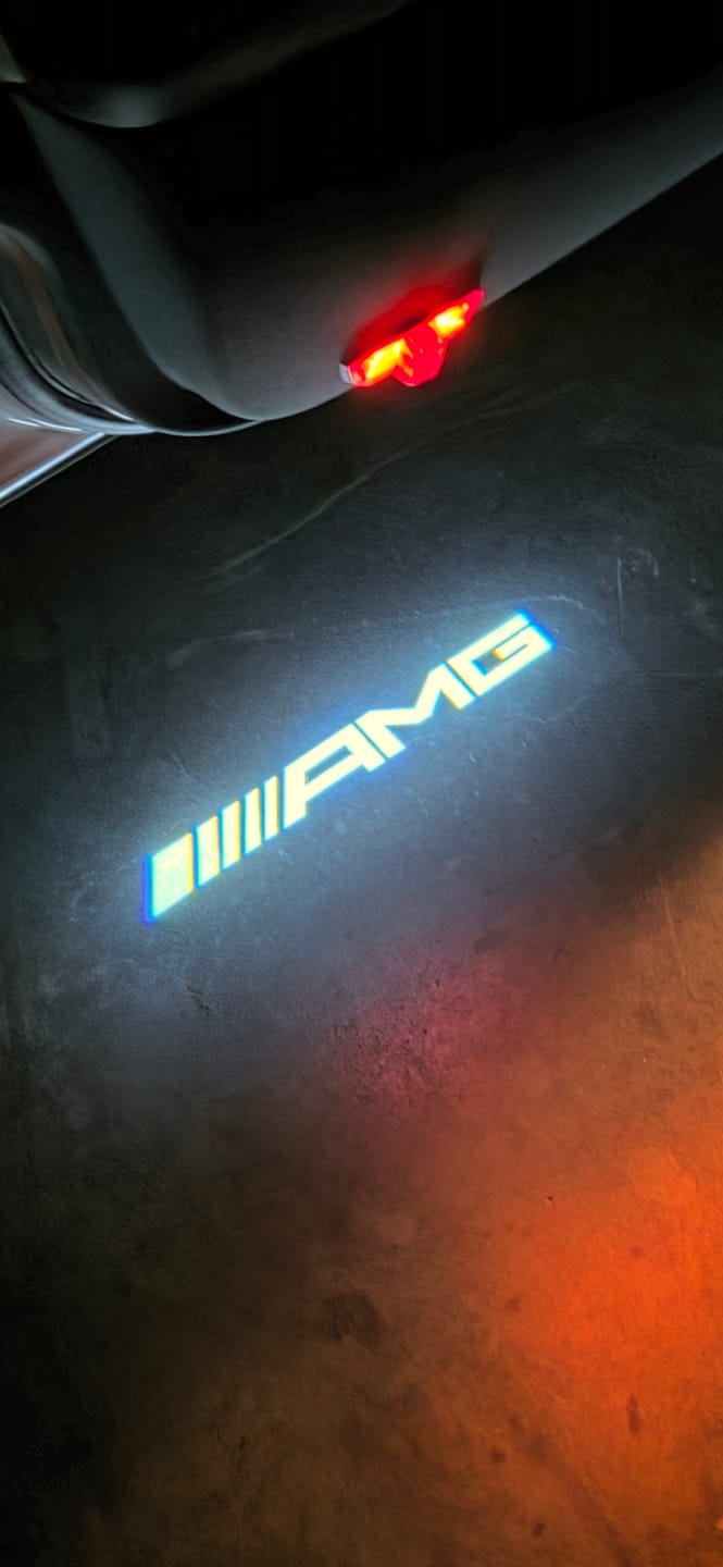 Customer photo review of MERCEDES DOOR LIGHTS