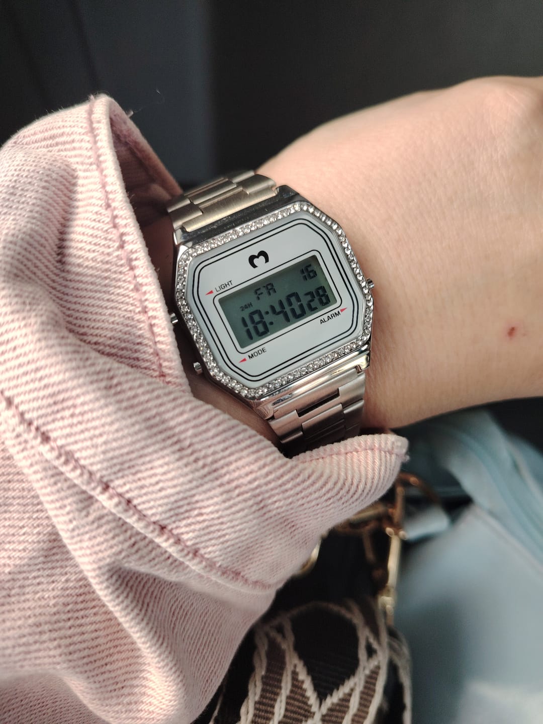 Customer photo review of Reloj Digital Vintage Brillo ~ Silver