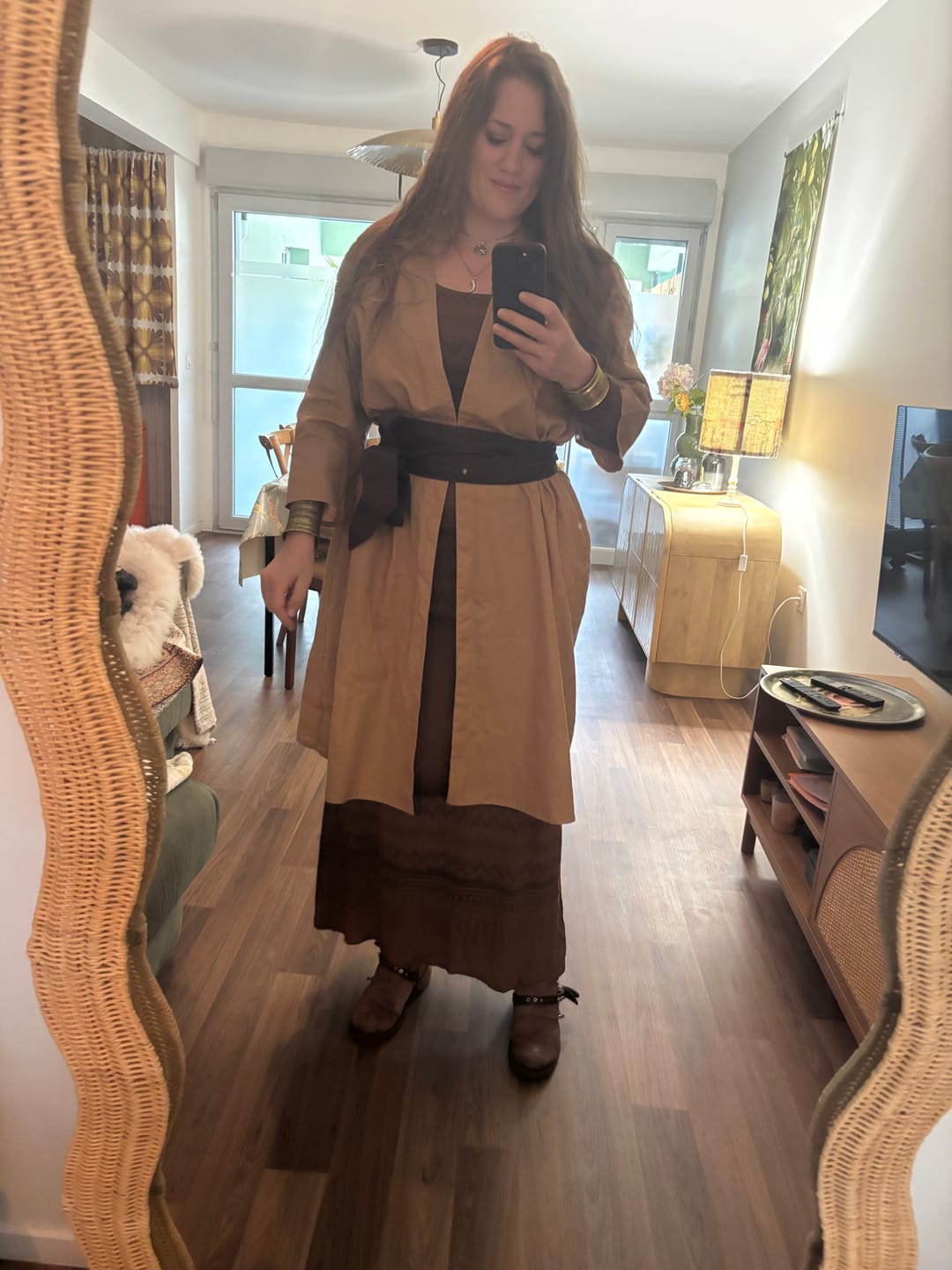 Customer photo review of Ceinture Anita - lin chocolat