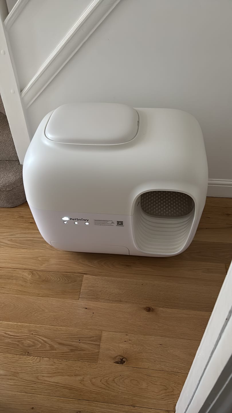 Customer photo review of Self-Cleaning Litter Box