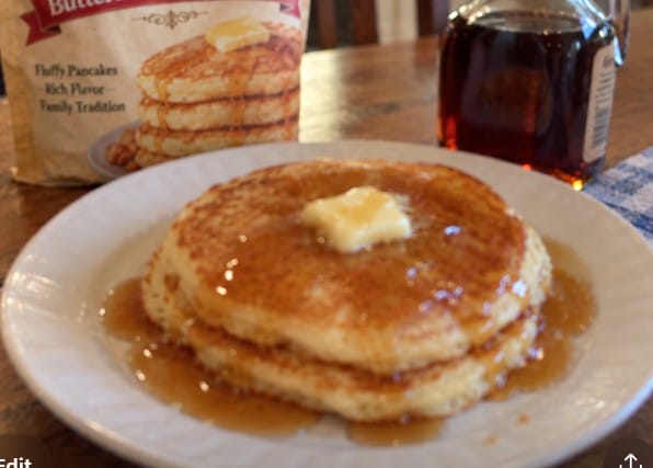 Customer photo review of Cousin T's Gourmet Buttermilk Pancake Mix