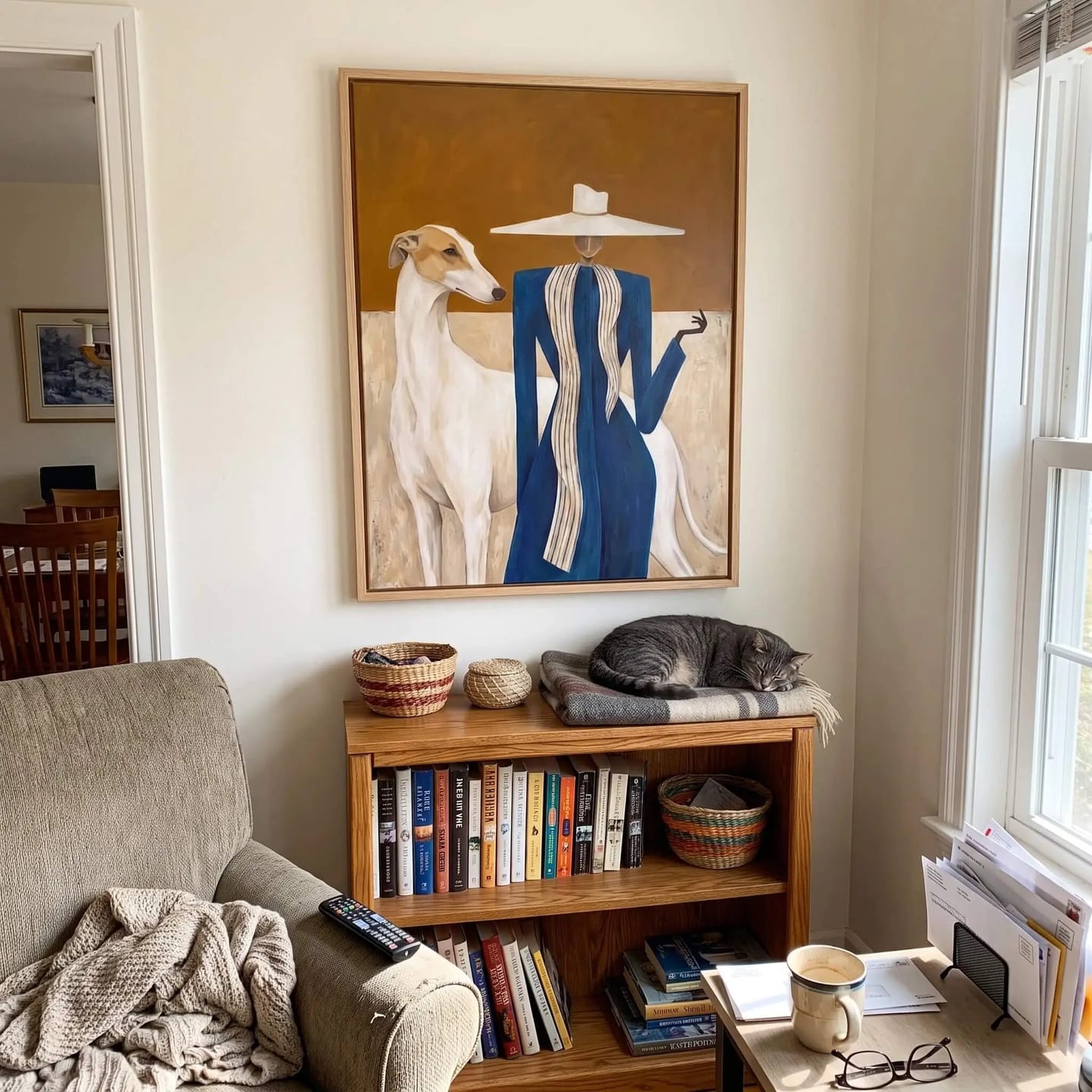 Customer photo review of Portrait Art Rider's Quiet Pause #PR288