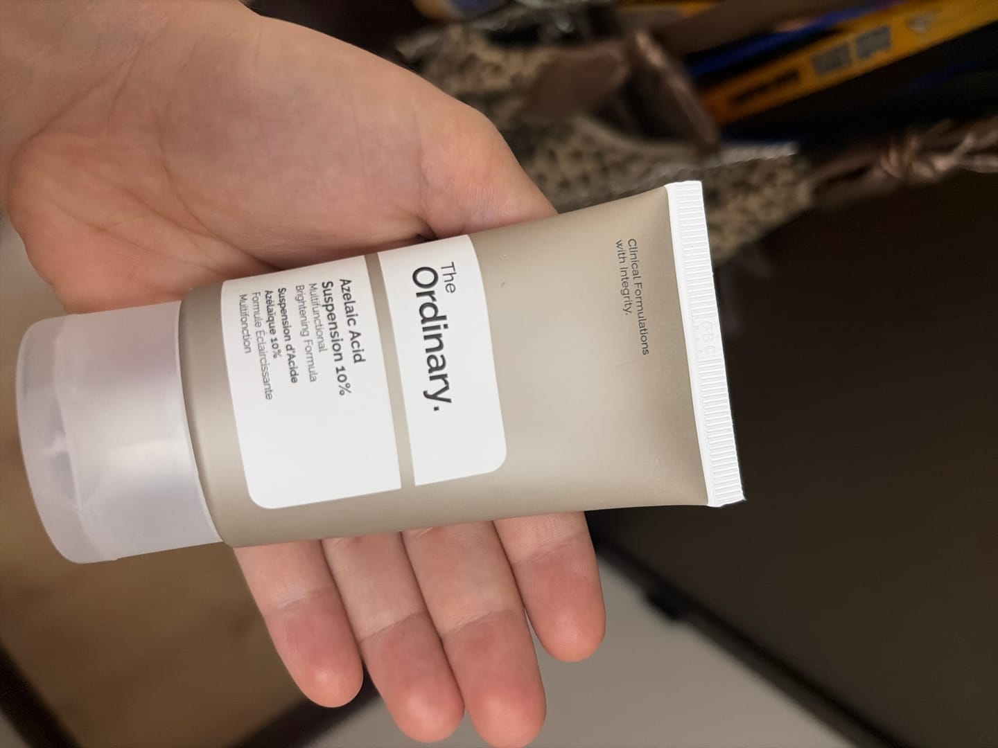Customer photo review of Azelaic Acid 10% Suspension Brightening Cream