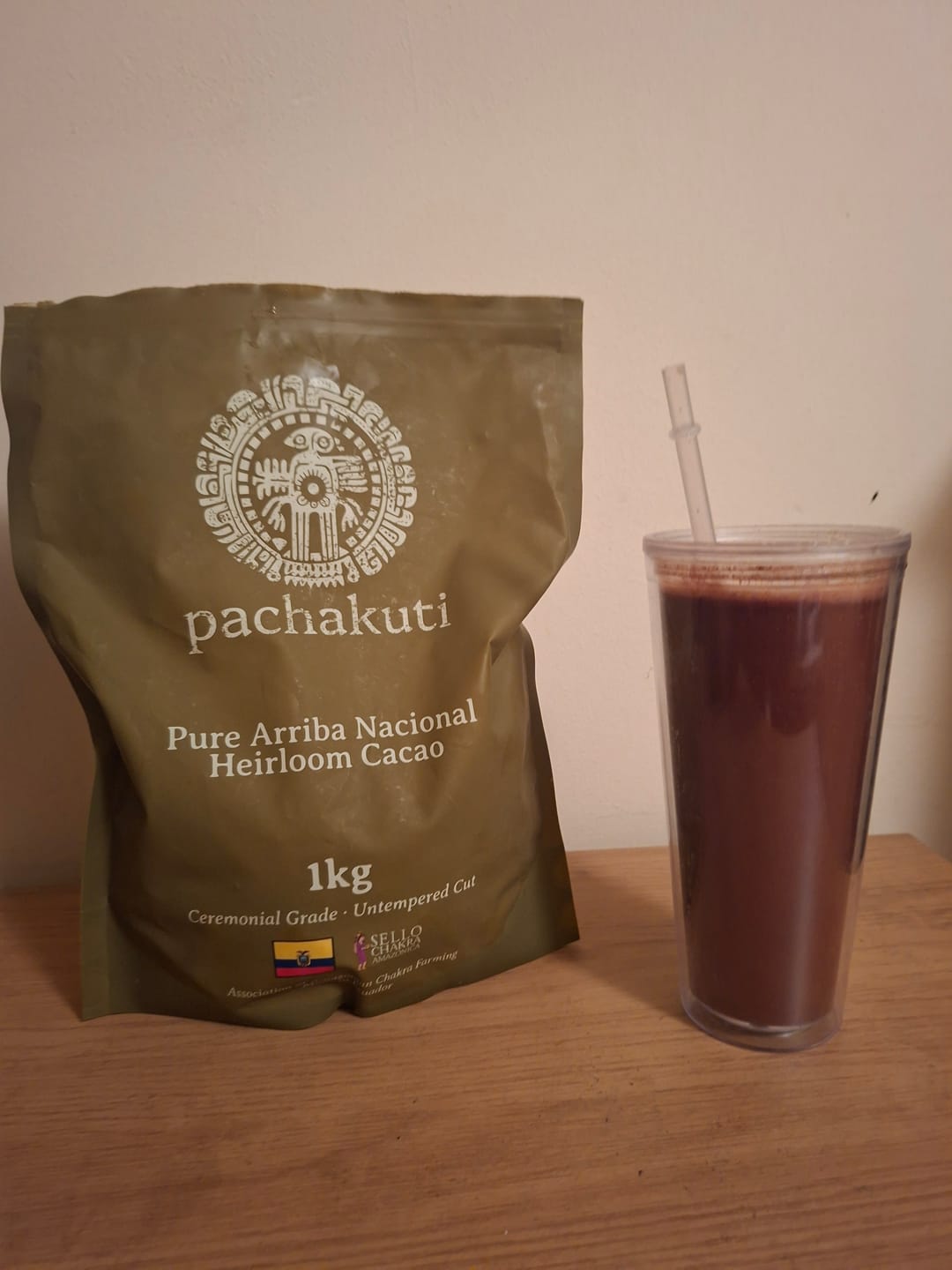 Customer photo review of Ceremonial Cacao - 100% Pure Arriba Nacional
