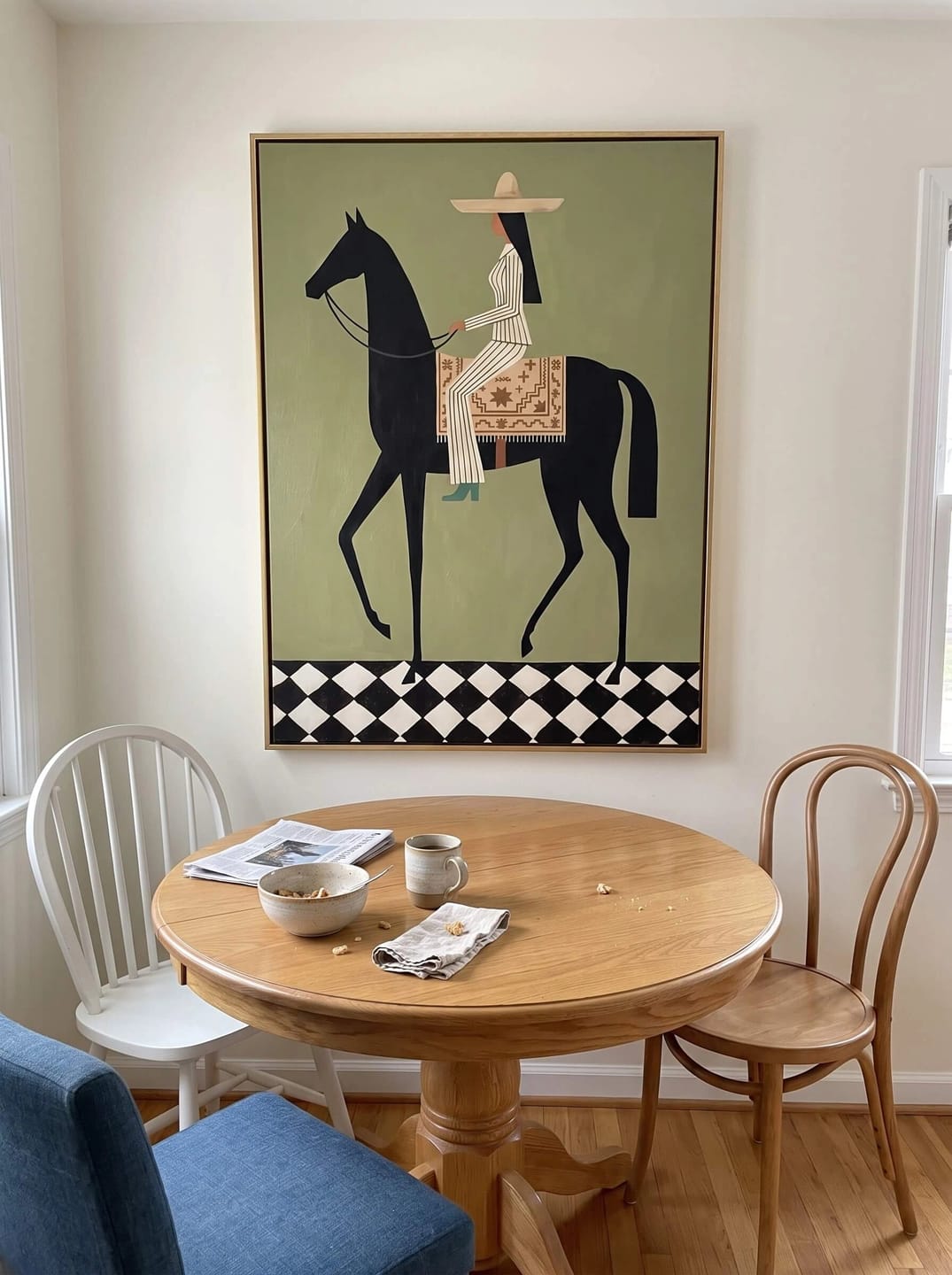 Customer photo review of Western Cowboy Black Horse and Rider #WC423
