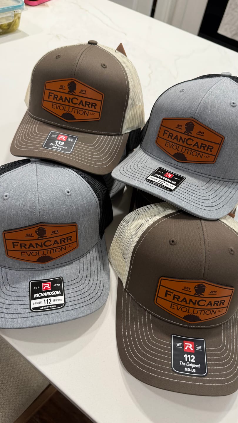Customer photo review of Premium Custom Leather Patch Hats (Wholesale)