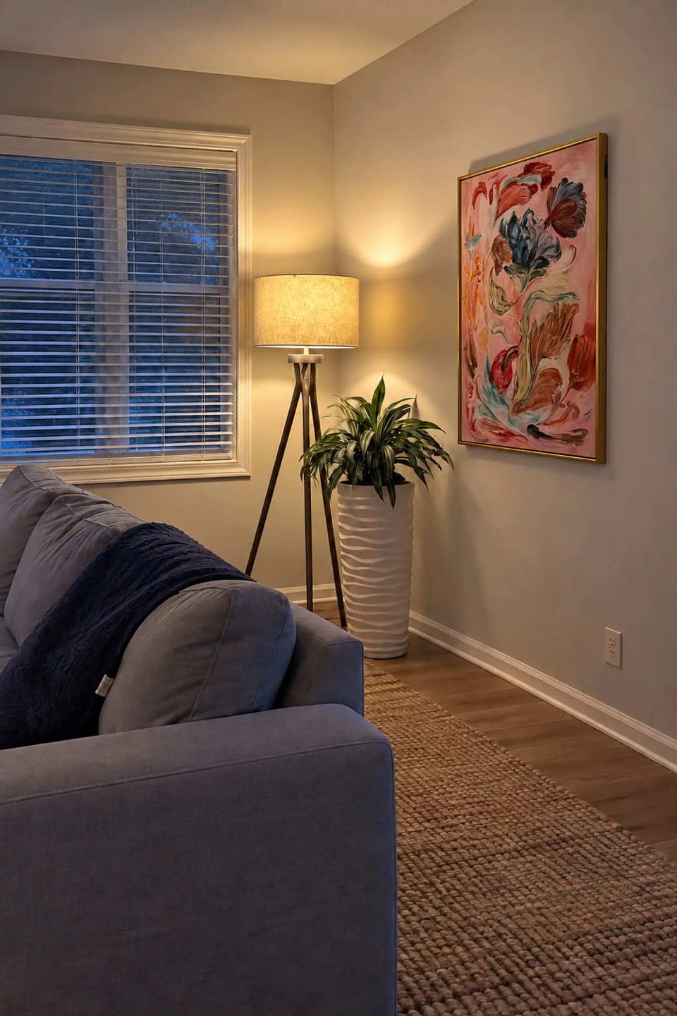 Customer photo review of A Garden in Motion — Floral Wall Art