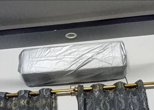 Customer photo review of AC Dust Cover - (Inner + Outer) Water & Dust Proof | Universal Size