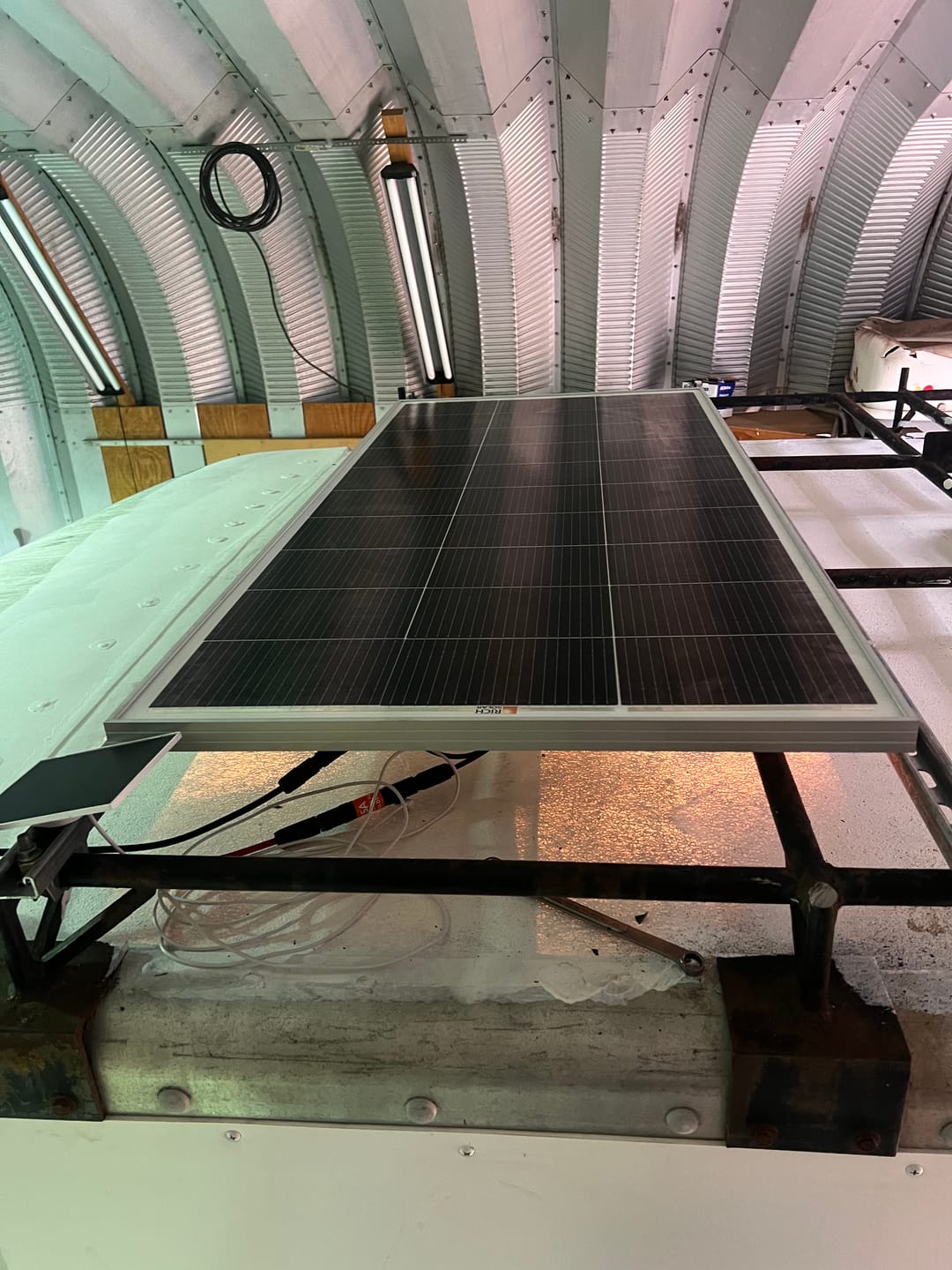 Customer photo review of Basic 200 Watt Solar Kit | Solar Panel & Charge Controller Kit for RVs, Vans & Off-Grid Applications | Expandable Solar Charging