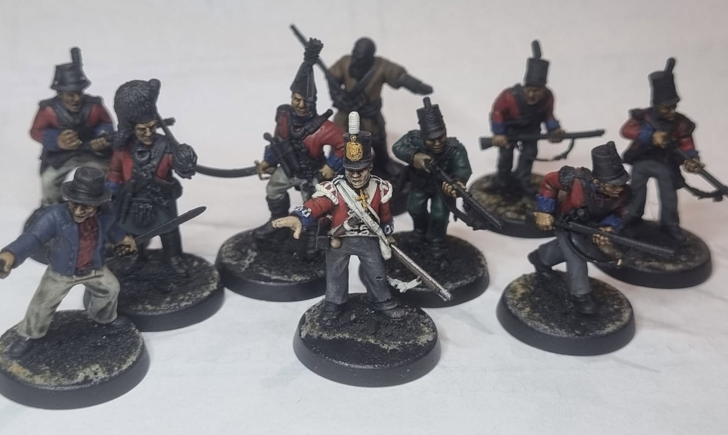 Customer photo review of British Gothic Napoleonic 10 man squad for Silver Bayonet