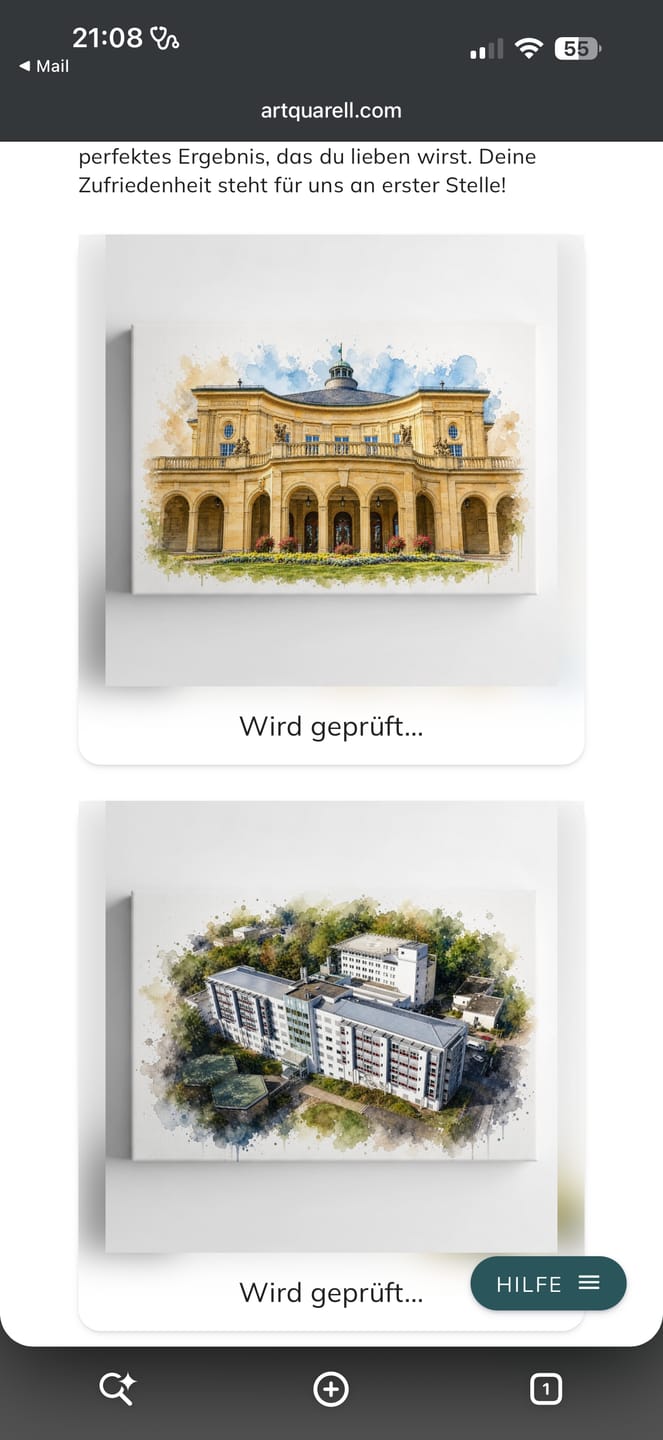 Customer photo review of Dein Fahrzeug als Kunstwerk – mit Live-Vorschau, als Poster oder Leinwand