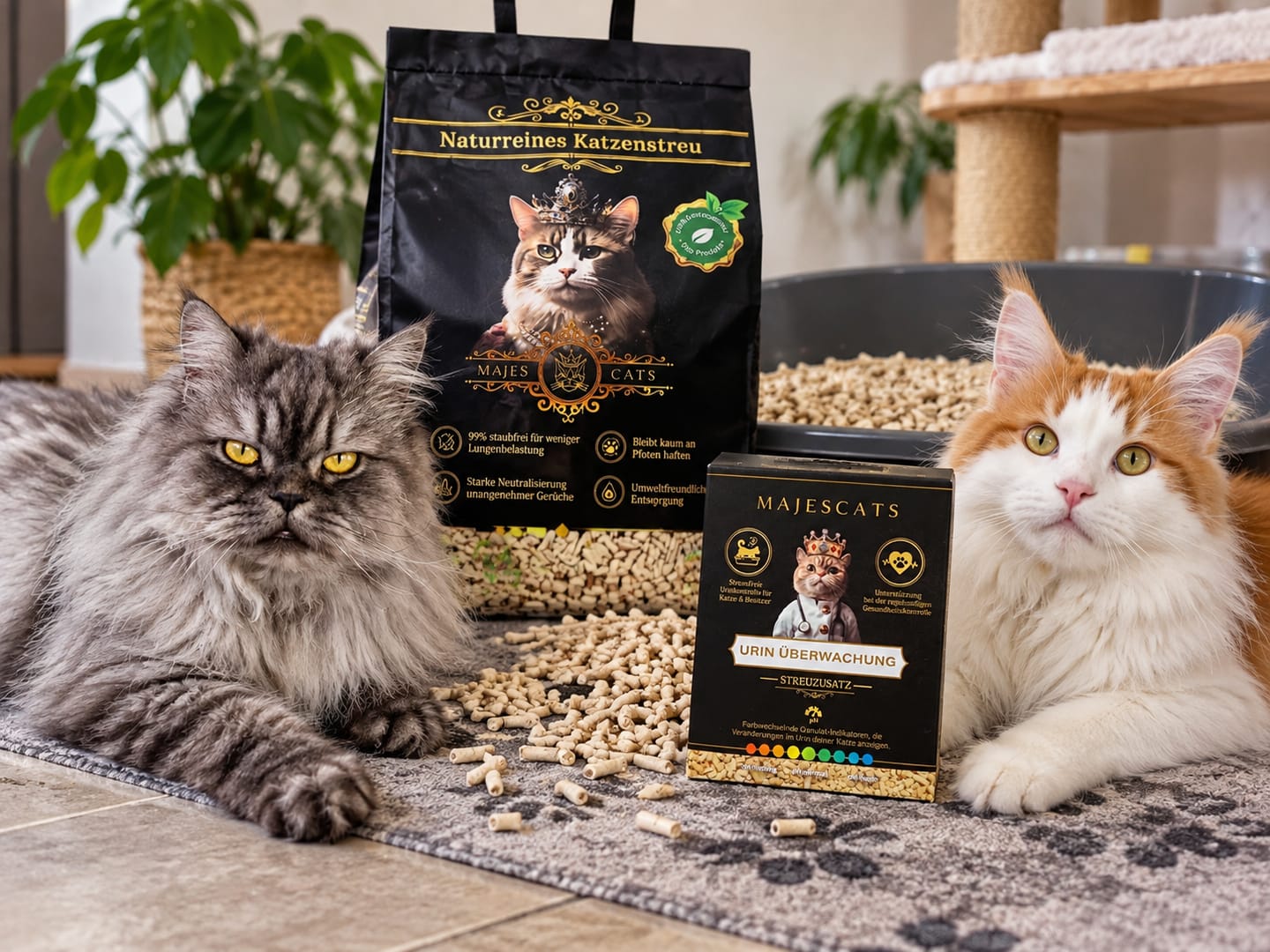 Customer photo review of Naturreines Katzenstreu