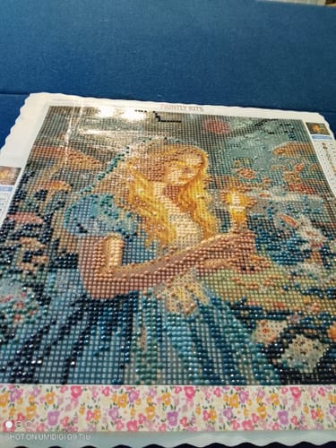 Customer photo review of Candlelit Wonderland Path (Diamond Painting)