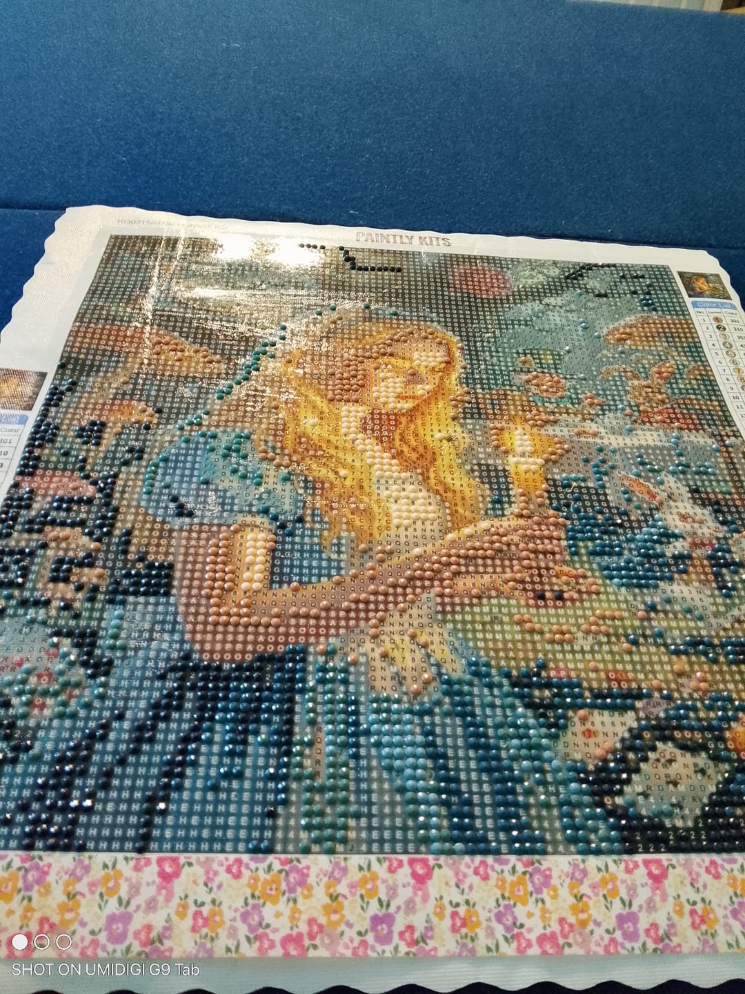 Customer photo review of Candlelit Wonderland Path (Diamond Painting)