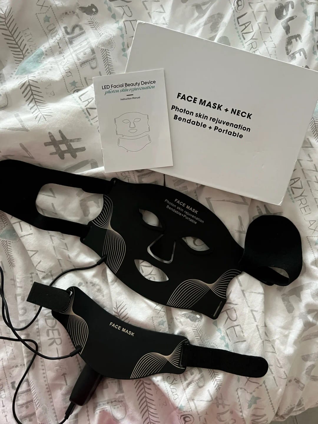 Customer photo review of AQUALYA LumiMask™ LED – Spa-Worthy Skin in 15 Minutes + Firming Cream