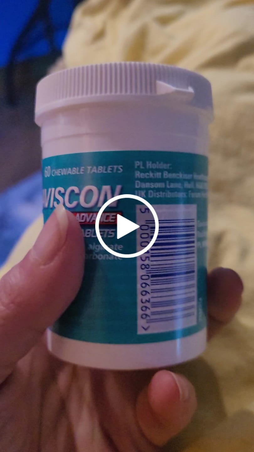 Customer video review of Gaviscon Advance Mint Chewable Tablets 60 Tablets x 6