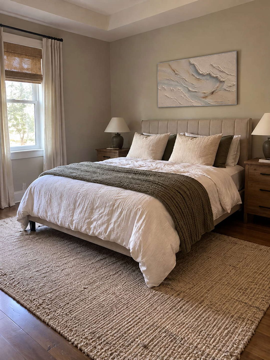 Customer photo review of A River under Snow — Textured Coastal Wall Art