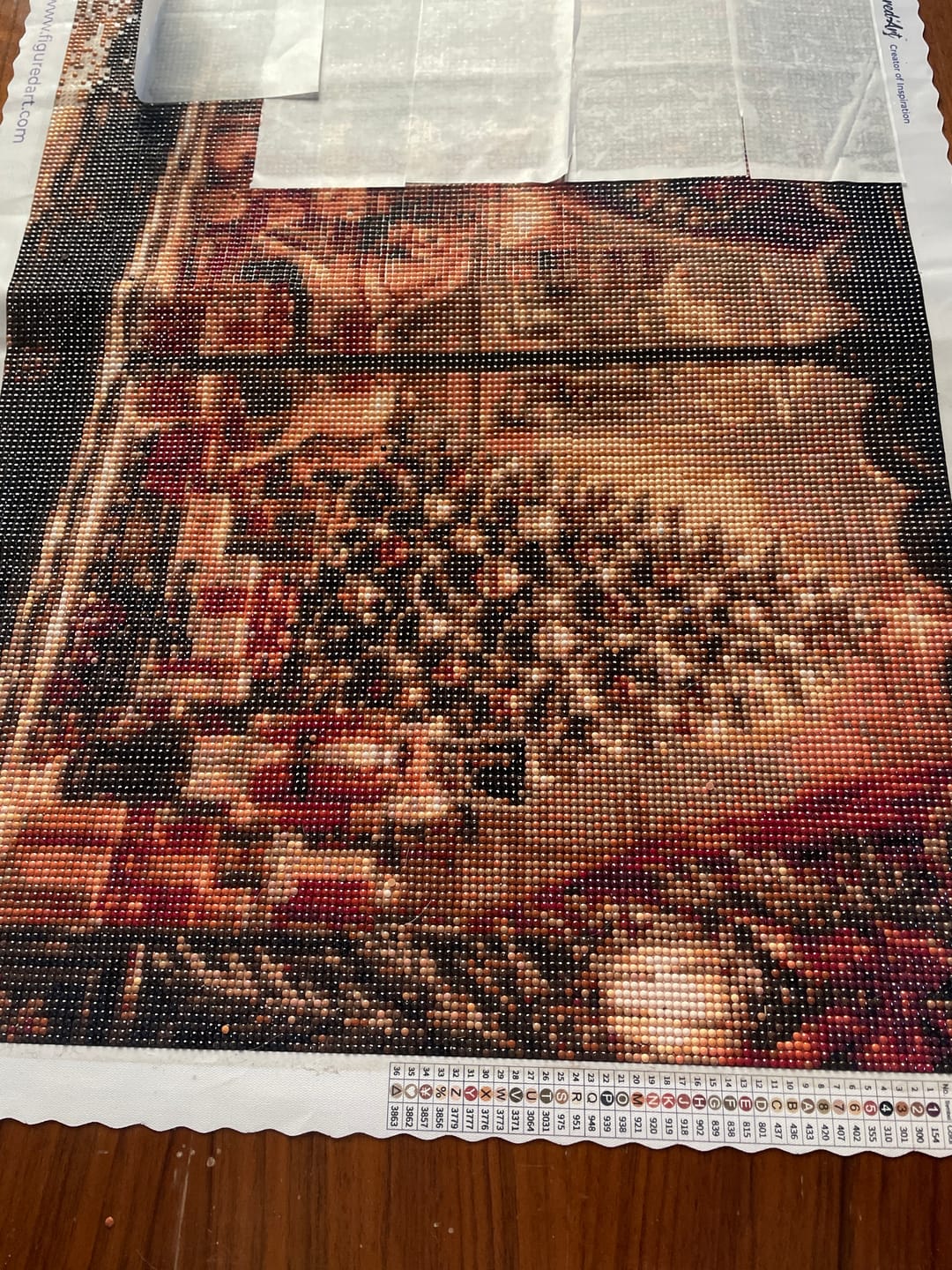 Customer photo review of Diamond Painting - Vitrine de Noël