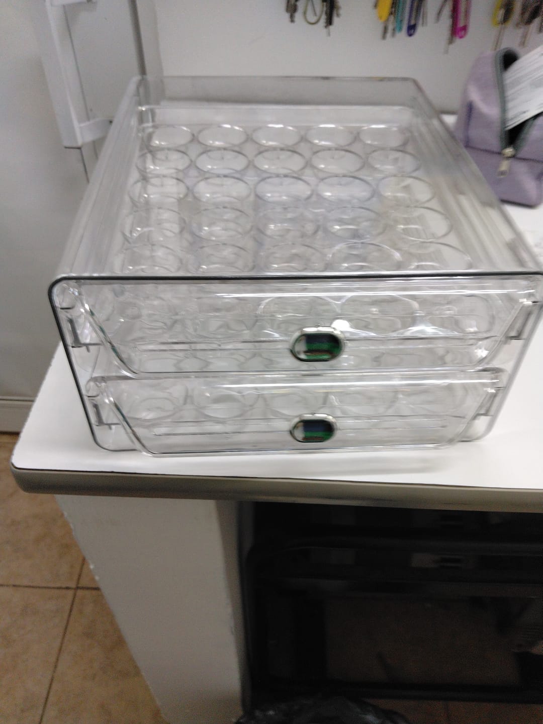Customer photo review of Estante Organizador Para Huevos