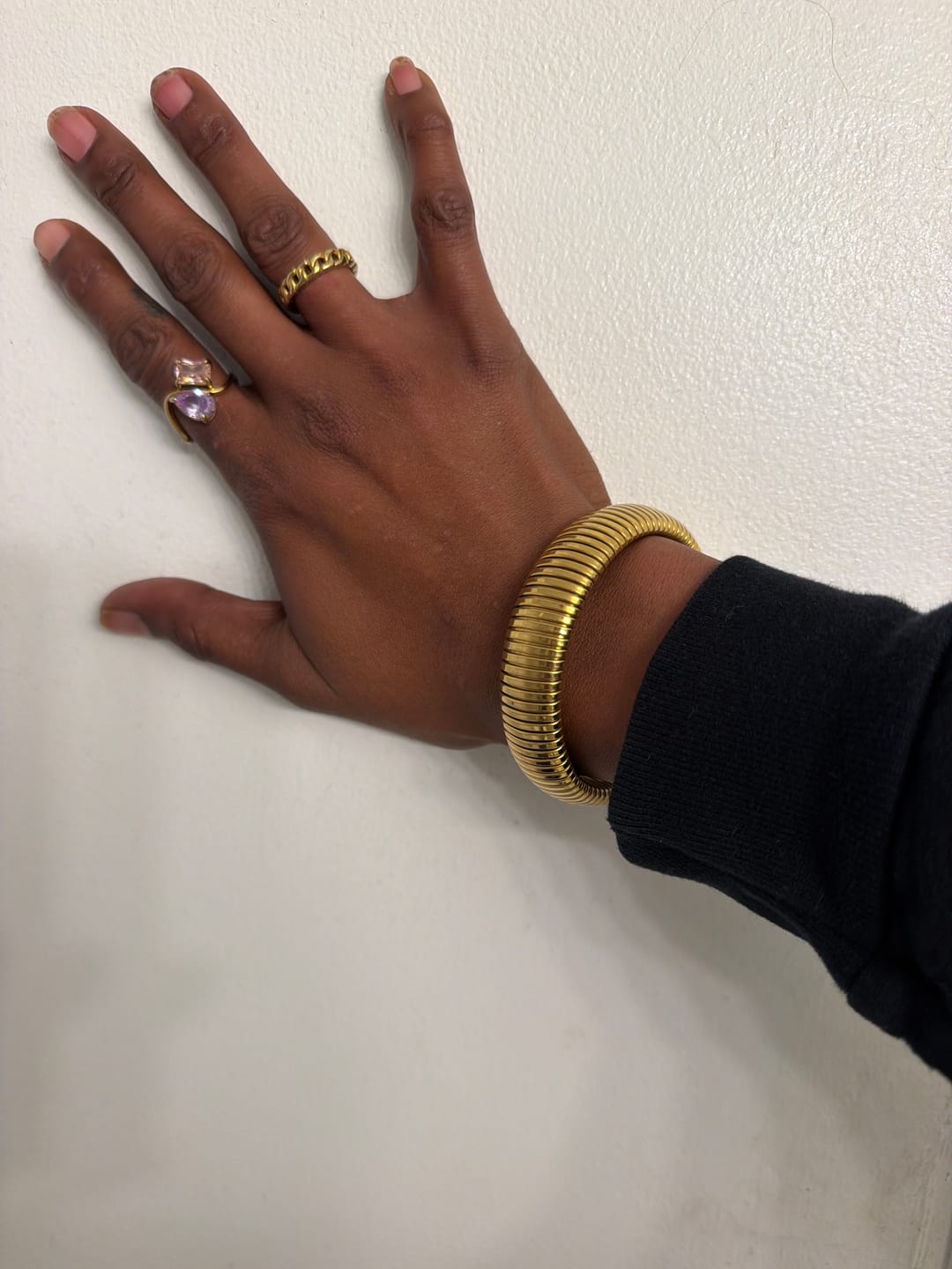 Customer photo review of Ibiza Chunky Bangle (Bundle)